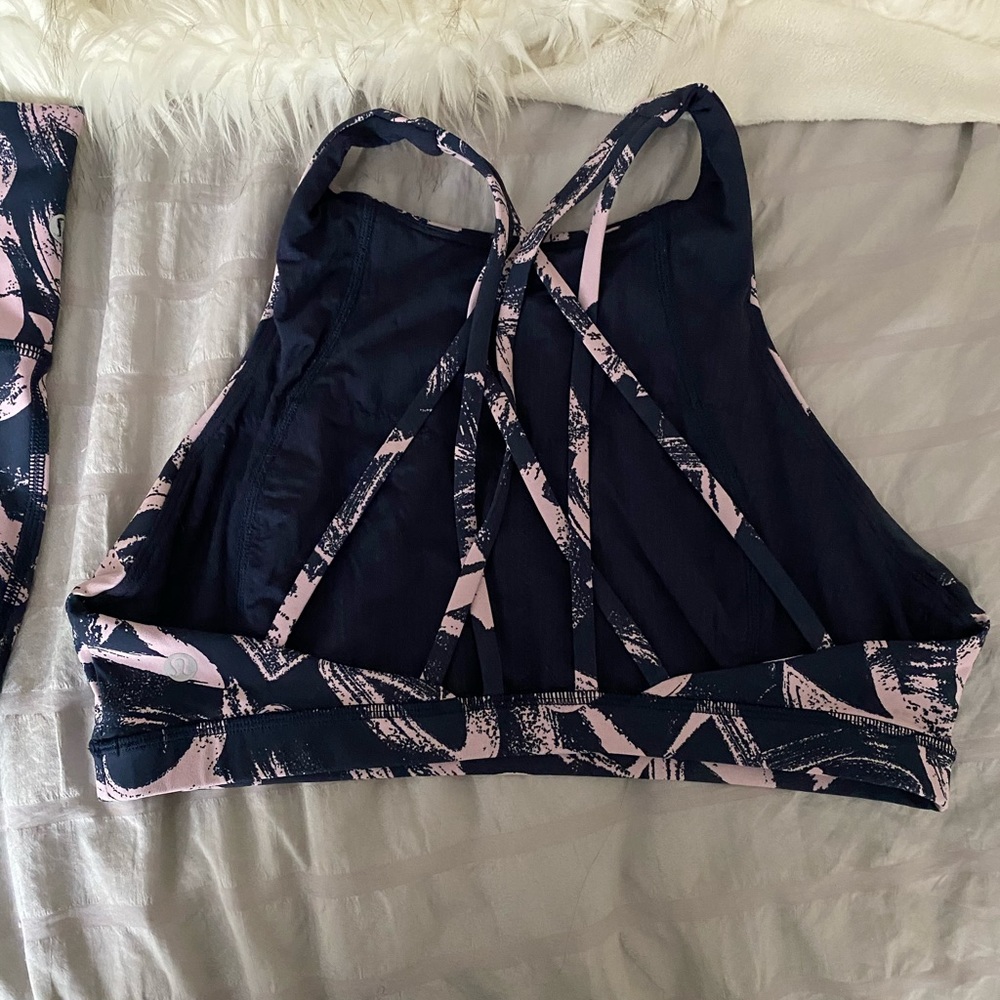 Lululemon Graffiti Pop Wunder Under Sports Bra Set - Picture 3 of 3